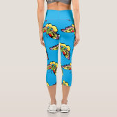 Owen Jones Antike Orientalische Schmetterlinge Capri Leggings (Rückseite)