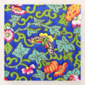 Owen Jones Antike Orientalische Schmetterlinge Glasuntersetzer (Vorderseite)