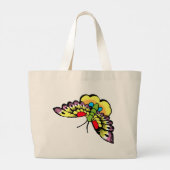 Owen Jones Antike Orientalische Schmetterlinge Jumbo Stoffbeutel (Rückseite)