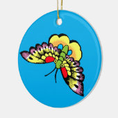 Owen Jones Antike Orientalische Schmetterlinge Keramik Ornament (Links)