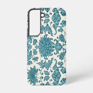 Owen Jones Ex.'s chinesische Ornamentik, Blau-Grün Samsung Galaxy Hülle