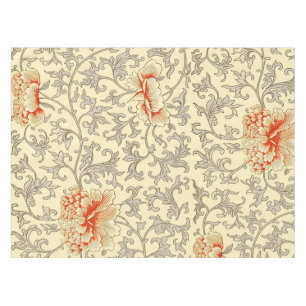 Owen Jones Vintage-Muster: Korallenblüten in Grau Tischdecke