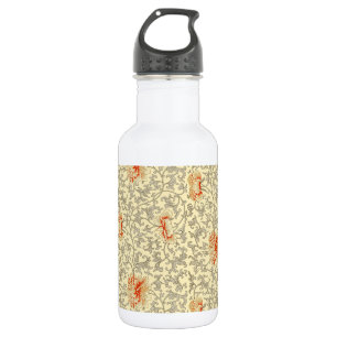 Owen Jones Vintage-Muster: Korallenblüten in Grau Trinkflasche