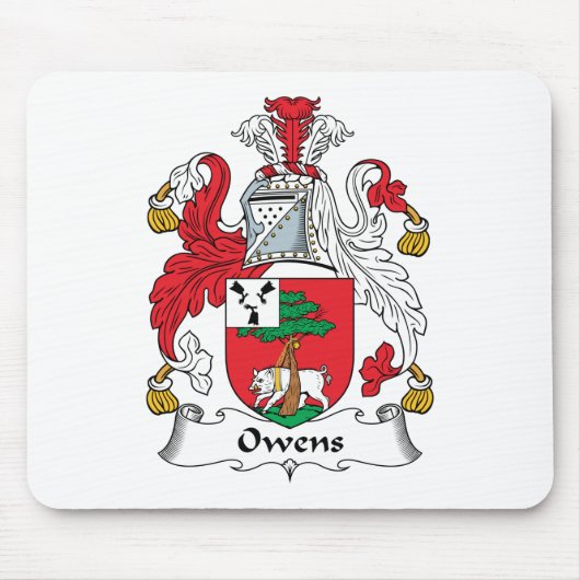 Owens Familienwappen Mousepad (Vorne)