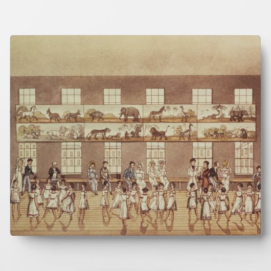 Owen's Institution, New Lanark (Quadrille Danci) Fotoplatte (Vorderseite)