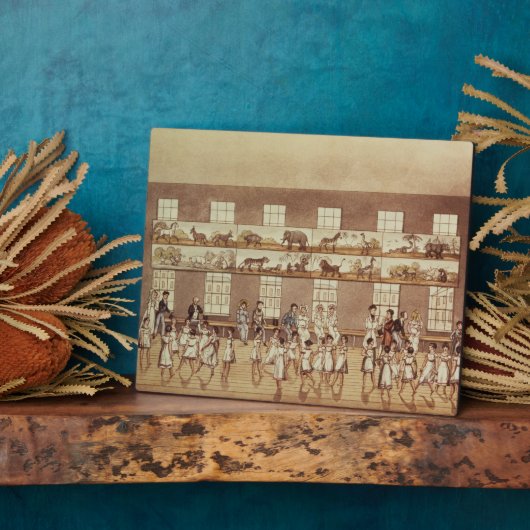 Owen's Institution, New Lanark (Quadrille Danci) Fotoplatte (Seite)