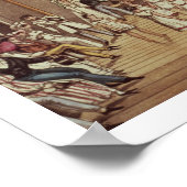 Owen's Institution, New Lanark (Quadrille Danci) Poster (Ecke)