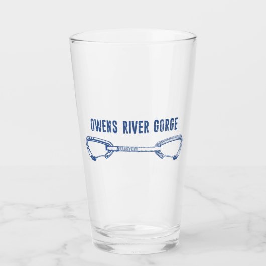Owens River Gorge Felsklimmen Quickdraw Glas (Vorderseite)