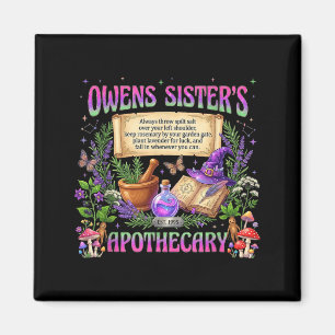 Owens Schwester Apotheke Hexen praktischer Zauber Magnet