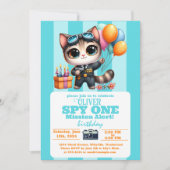 Owen's Sky Kitty Geburtstag Bonanza! Einladung (Vorderseite)