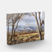 Owens Tal-Mountain View von Mt. Tom Fotoblock (Links)