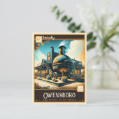 Owensboro, Kentucky | VINTAG Postkarte (Stehend Vorderseite)