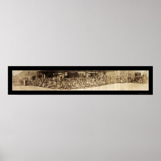 Owensboro, KY Ames Manufacturing Foto 1914 Poster (Vorne)