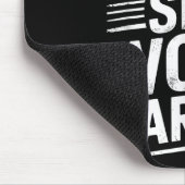 Owes You Anything Work Harder Funny Workout Gym Mousepad (Ecke)