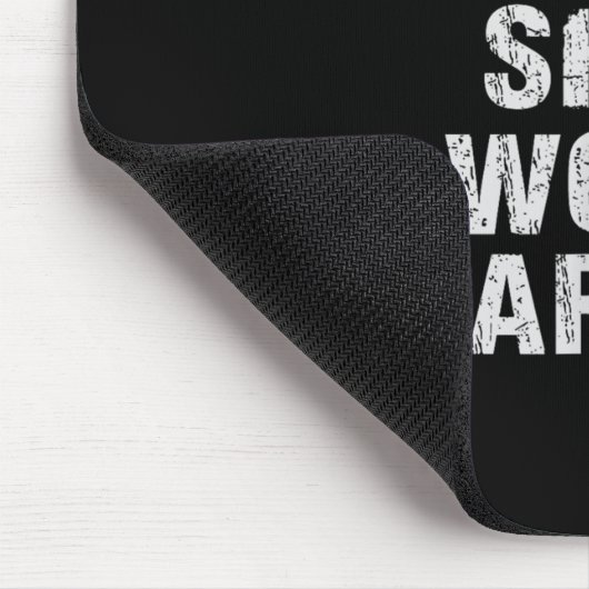 Owes You Work Harder Motivational Funny Mousepad (Ecke)