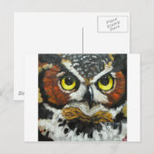 Owl#20 Postkarte (Vorne/Hinten)