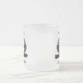 Owl A Hoot und die Hälfte servieren den Frost Mattglastasse (Mittel)