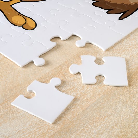 Owl als Lehrer mit Buch & Pointer Puzzle (Seite)