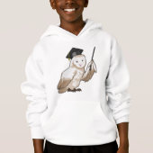 Owl als Lehrer mit Pointer Hoodie (Vorderseite)