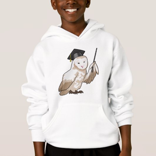 Owl als Lehrer mit Pointer Hoodie (Vorderseite)