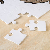 Owl als Lehrer mit Pointer Puzzle (Seite)