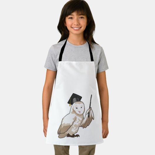 Owl als Lehrer mit Pointer Schürze (Insitu)