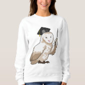 Owl als Lehrer mit Pointer Sweatshirt (Vorderseite)