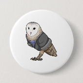 Owl als Sekretär Button (Vorderseite)