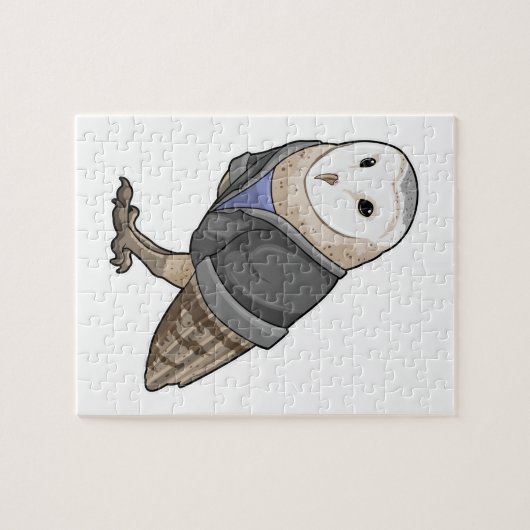 Owl als Sekretär Puzzle (Horizontal)