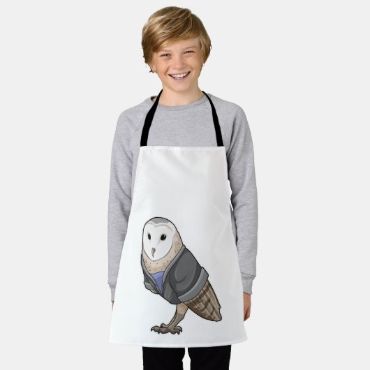 Owl als Sekretär Schürze (Getragen)
