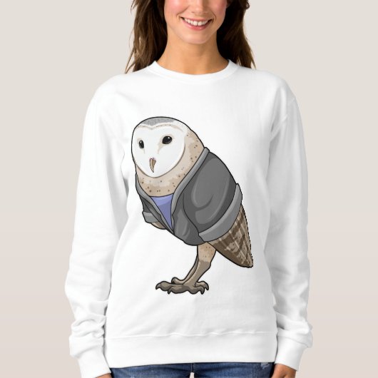 Owl als Sekretär Sweatshirt (Vorderseite)