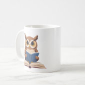 Owl Always Liebe Reading , Klassische Tasse (Vorderseite Links)
