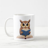 Owl Always Liebe Reading , Klassische Tasse (Links)
