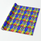 OWL ART CHRISTMAS GESCHENKPAPIER (Ungerollt)
