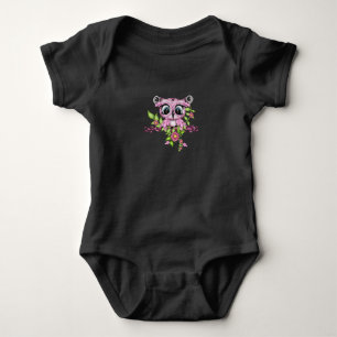 Owl Art Design Baby Bodysuit Strampler
