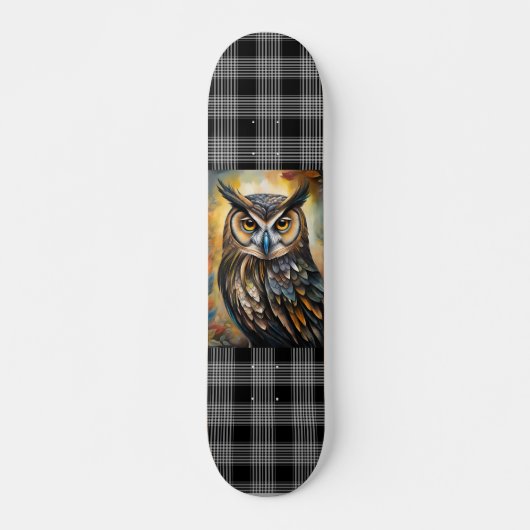 OWL ART Skateboard Deck (Vorne)