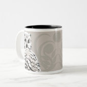 Owl Art Tasse (Vorderseite Links)