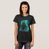 Owl Artwork Fantasy Animal Bird Owl T-Shirt (Vorne ganz)