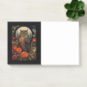 Owl at Night with a Full Moon Post-it Klebezettel (Büro)