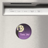 Owl auf dem Zweig Halloween Danke Magnet (In Situ (Geschirrspüler))