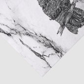 Owl auf Marmor Seidenpapier (Ausschnitt)
