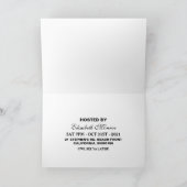 Owl auf Pumpkin Halloween Pumpkin-Party Einladung (Innenseite)