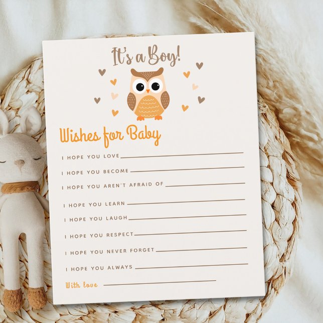 Owl Baby Shower Boy Boho Style (Von Creator hochgeladen)