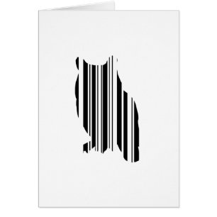 OWL BAR CODE Bird Barcode Aviäres Entwurfsmuster