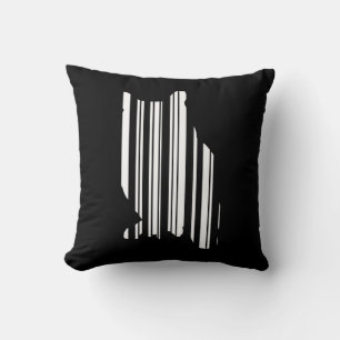 OWL BAR CODE Vogel Barcode Aviendesignmuster Kissen
