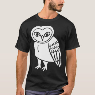 Owl Barn Owls Niedlicher Weißer Vogel Geist Tierar T-Shirt