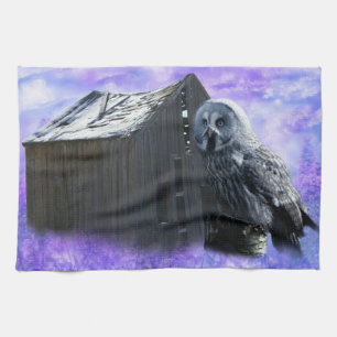 Owl Barn Shed Geschirrtuch