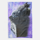 Owl Barn Shed Geschirrtuch (Vertikal)