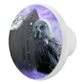 Owl Barn Shed Keramikknauf (Rechts)