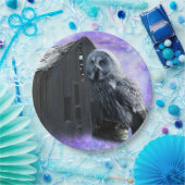 Owl Barn Shed Pappteller (Party)